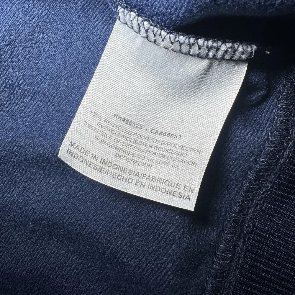 Jordan Jumpman Full Zip Hoodie Track Jacket Men XL Navy w/ White Accents Logo